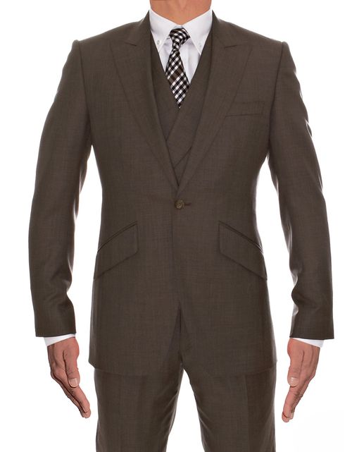 Mid Brown Wool Suit, Adam Waite