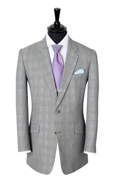 Grey Check & Pink Suit, King & Allen