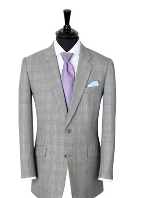 Grey Check & Pink Suit, King & Allen