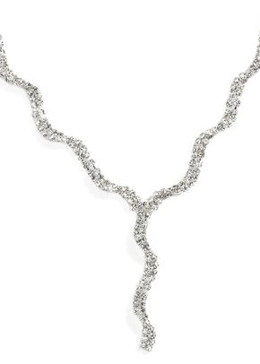 Wave Diamante Necklace, Jon Richard Jewellery