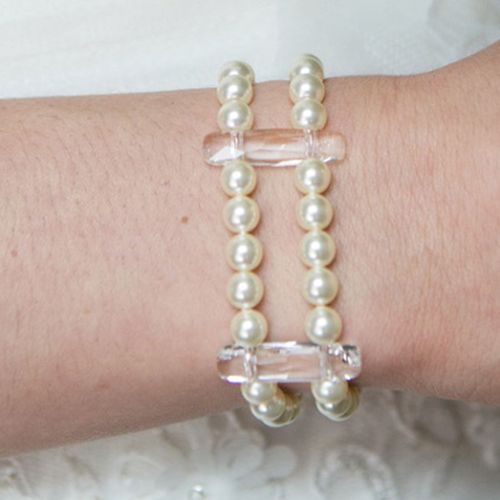 Two Strand Bracelet Wedding Dress from Lobster Love Jewellery - hitched ...