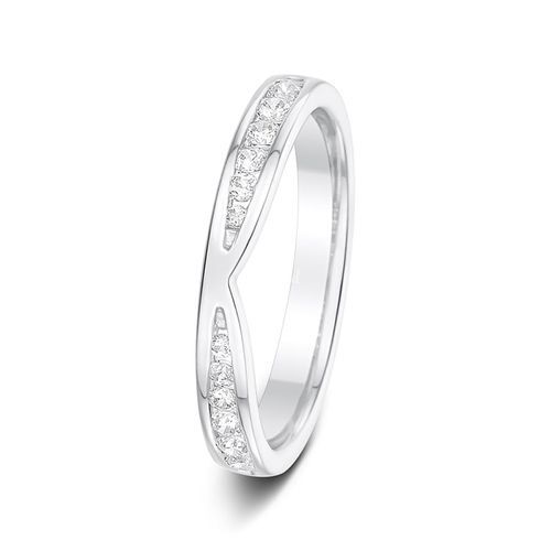 3.0mm 0.26ct Channel Set Diamond Eternity Wedding Ring, Aurus