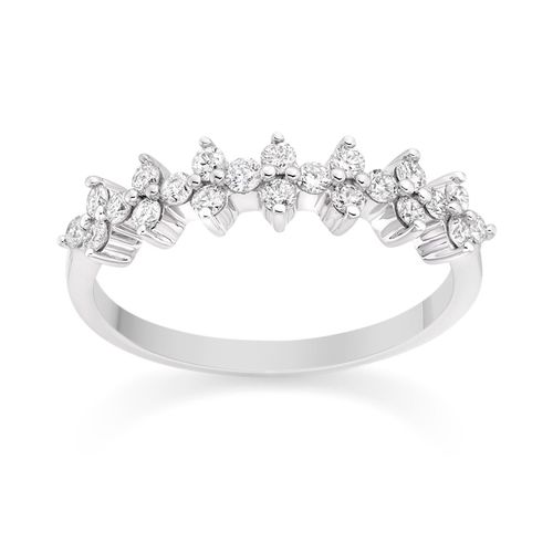 Diamond Wedding Ring in 18k White Gold e, Diamond Manufacturers