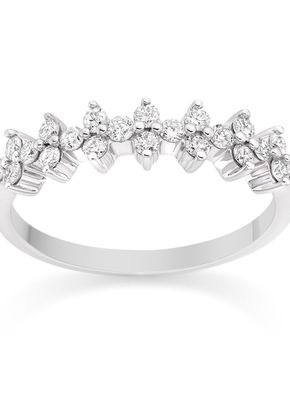Diamond Wedding Ring in 18k White Gold e, Diamond Manufacturers