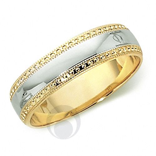 18ct Gold & Platinum Wedding Ring, The Platinum Ring Company