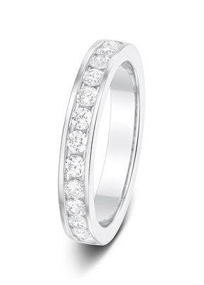 3.2 0.50ct Channel Set Half Eternity Diamond Wedding Ring, Aurus