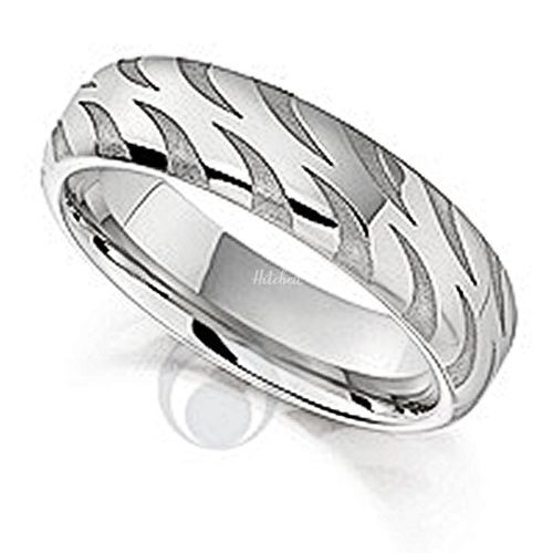 Unique Patterened Platinum Wedding Ring, The Platinum Ring Company