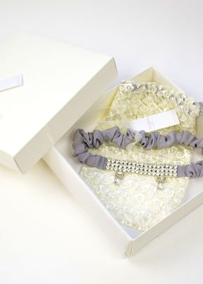 Dixie Garter - Grey, Britten Bridal Garters