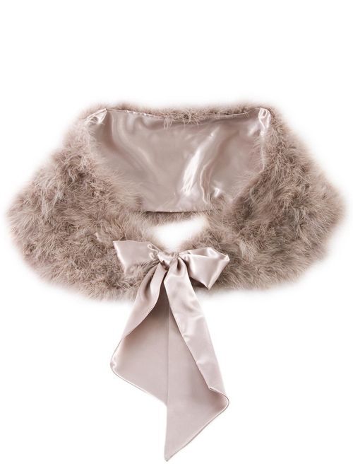 Cappuccino Feather Marabou, Chesca Accessories