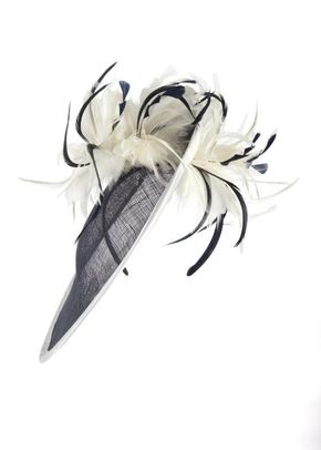 Navy/Ivory Feathers Mid Hatinator, Chesca Accessories