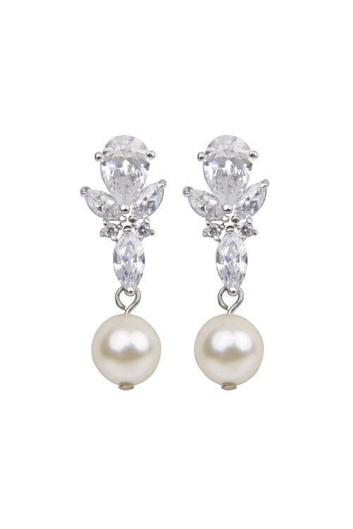 Kelly Pearl Earrings, Stephanie Browne