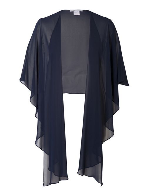 Navy Chiffon Shawl, Chesca