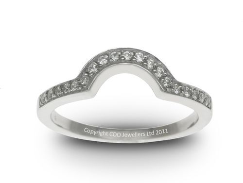 Shaped Wedding Ring 2, COO Jewellers Hatton Garden