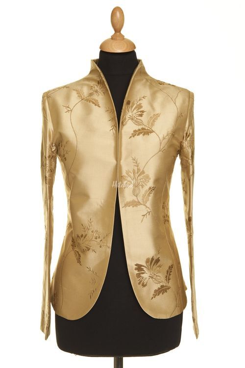 Silk Jacket Women Anya Honey Gold, Shibumi