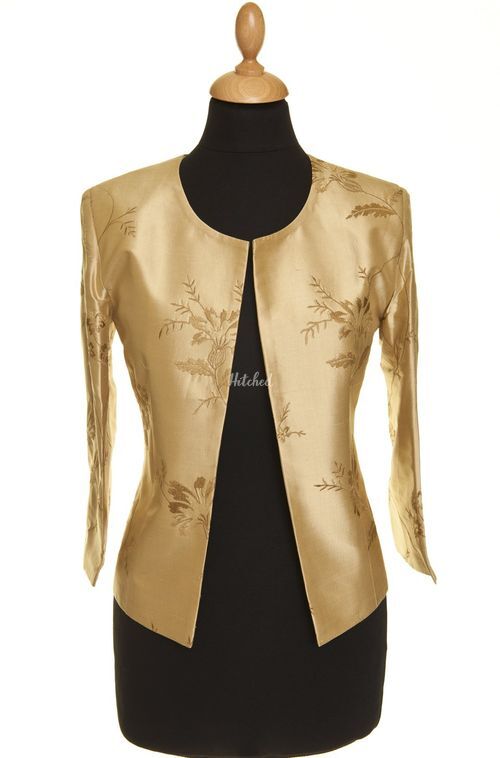 Silk Jacket Women Juna Honey Gold, Shibumi