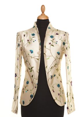 Silk Jacket Women Anya Porcelian, Shibumi