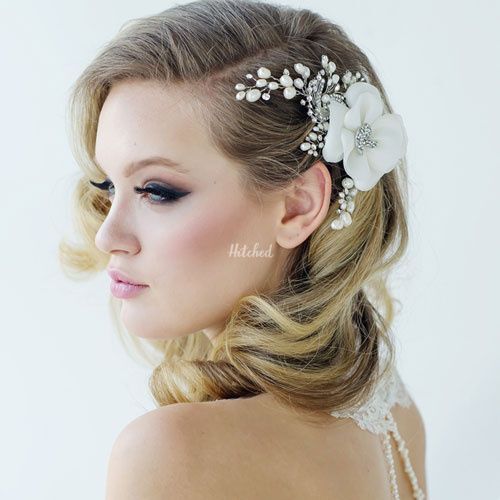 Miriam Flower Hair Accessory, Zaphira Bridal