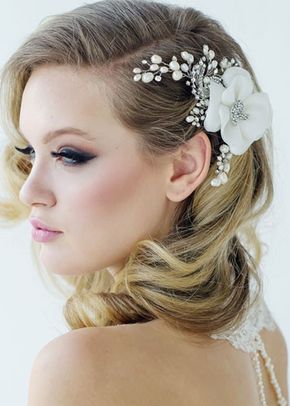 Miriam Flower Hair Accessory, Zaphira Bridal