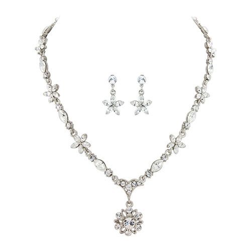 Crystal Flower Wedding Jewellery, Zaphira Bridal