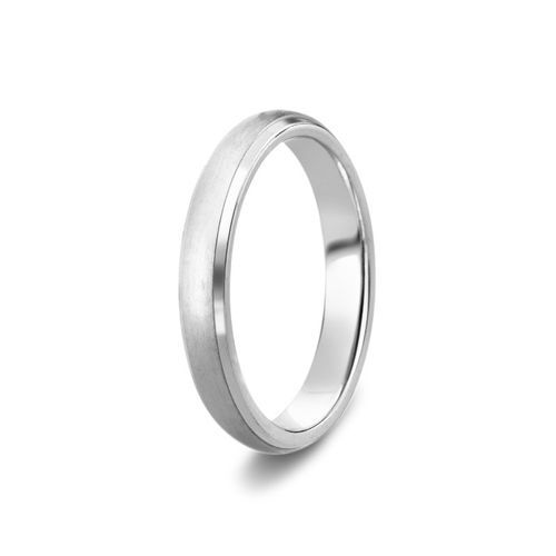 Diamond Cut 3mm Brushed Satin Wedding Ring, House of Diamonds