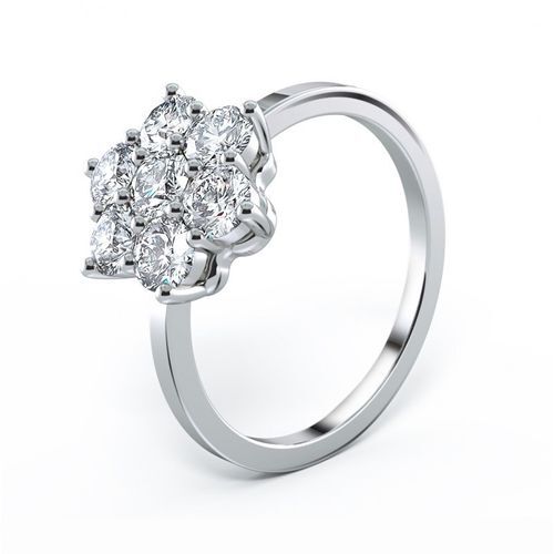 Engagement Ring - Sirius 7 Stone Diamond Cluster, House of Diamonds