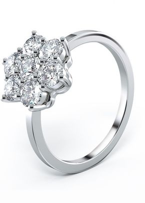 Engagement Ring - Sirius 7 Stone Diamond Cluster, House of Diamonds