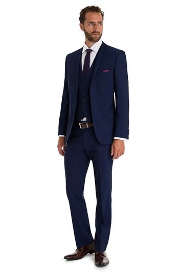 TED BAKER TAILORED FIT BLUE MIX AND MATCH SUIT JACKET, Moss Bros