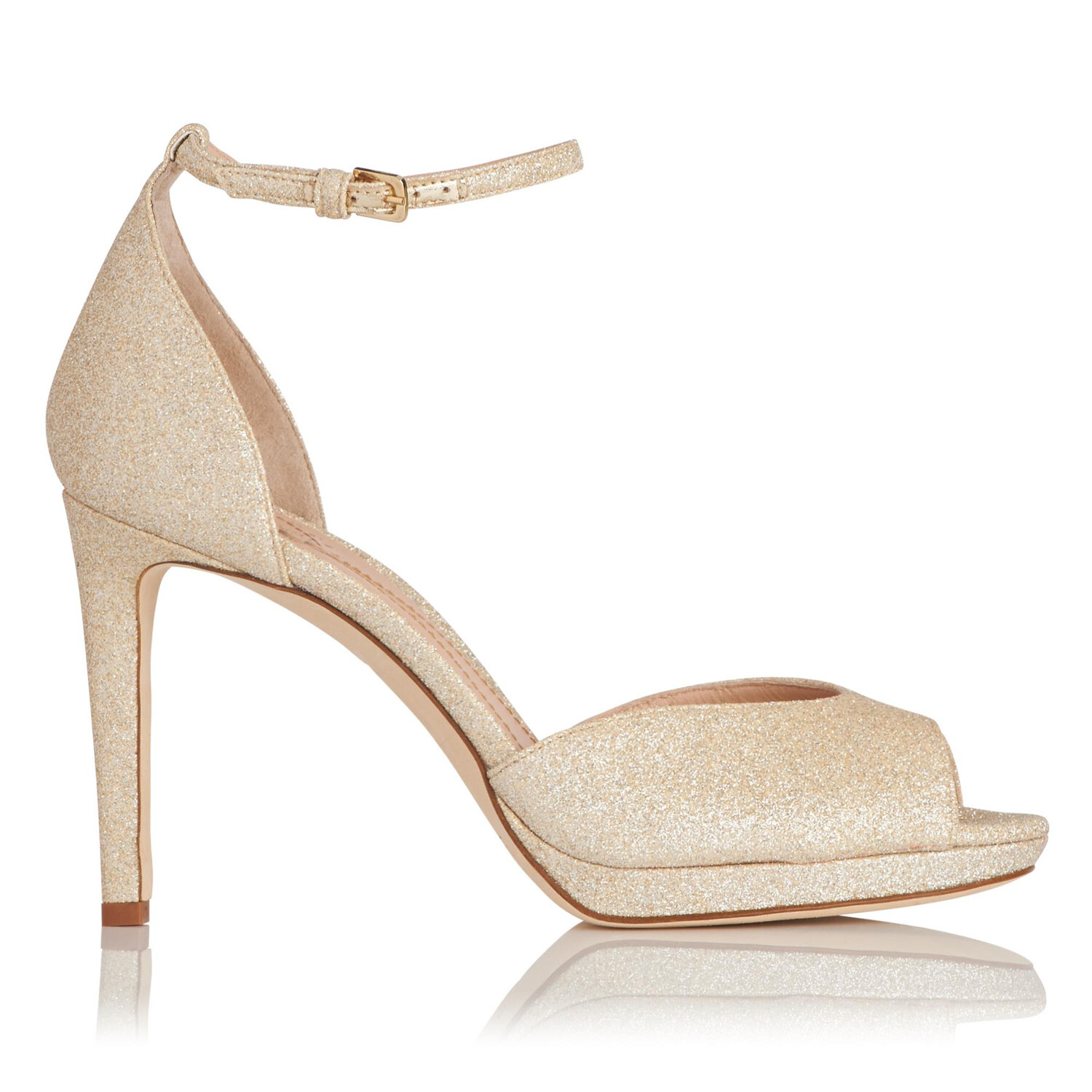 Yasmin Gold Wedding Shoes from L. K. Bennett x Jenny Packham - hitched ...