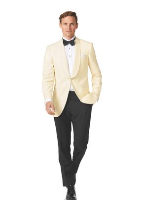 Cream slim fit dinner suit, Charles Tyrwhitt