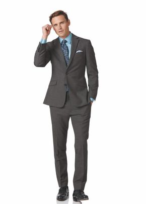 Grey slim fit business suit, Charles Tyrwhitt