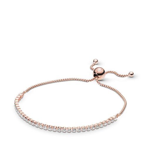 Rose sparkling strand bracelet, Pandora