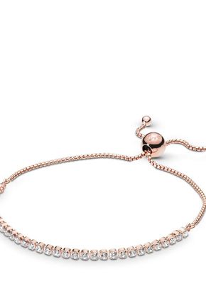 Rose sparkling strand bracelet, Pandora