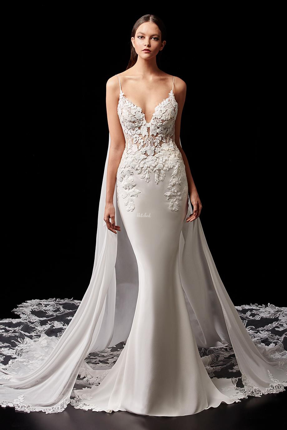 Pearl Cape Wedding Dress from Enzoani - hitched.co.uk