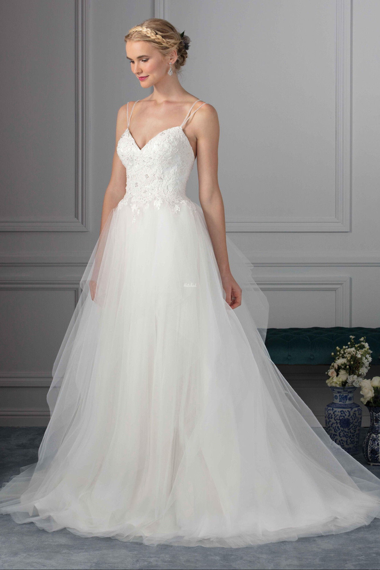 Periwinkle Wedding Dress