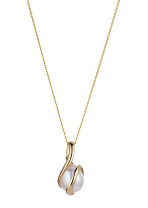 9ct Gold Cultured Freshwater Pearl Pendant, H.Samuel