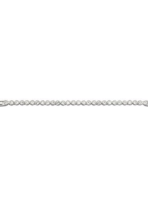 Swarovski rhodium plated Tennis Bracelet, Ernest Jones