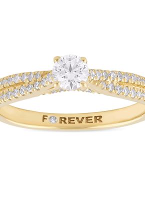 The Forever Diamond 18ct Yellow Gold 0.40ct Total Ring, H.Samuel