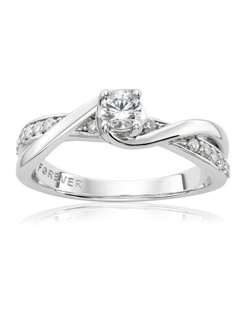 The Forever Diamond 18ct White Gold 0.33ct Total Ring, H.Samuel