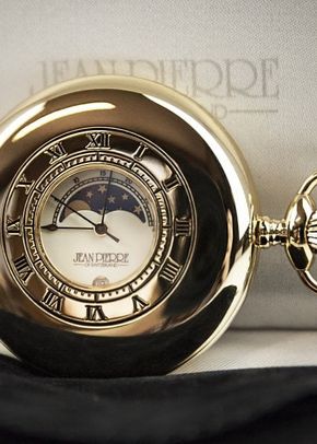 Jean Pierre Gold Plated Moon Dial Pocket Watch, Farrar & Tanner