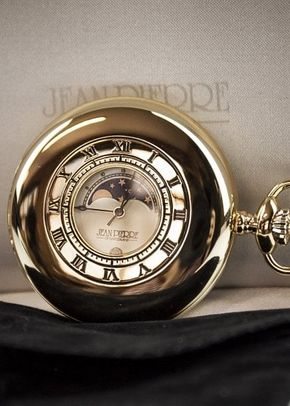 Jean Pierre Gold Plated Moon Dial Pocket Watch, Farrar & Tanner