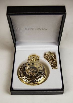 Mount Royal Double Half Hunter Gold Plated Pocket Watch, Farrar & Tanner
