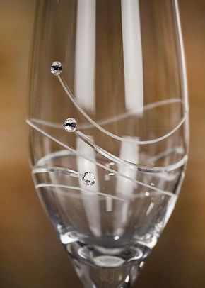 Dartington Swarovski Champagne Flute, Farrar & Tanner