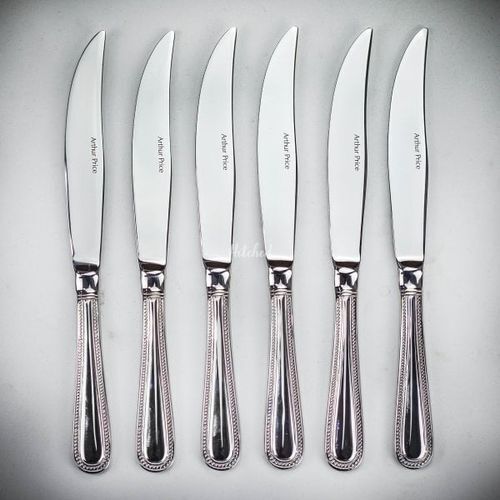 Arthur Price of England Six Piece Steak Knife Set - Bead, Farrar & Tanner