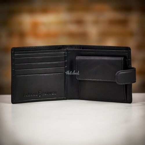 Farrar & Tanner Premium Nappa Leather Billfold Wallet with Coin Purse ...