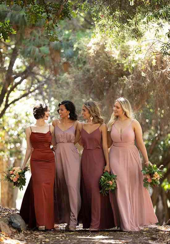 English rose 2024 bridesmaid dresses