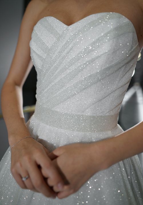 Sparkle Sleeveless Wedding Dress Kerstin, Olivia Bottega