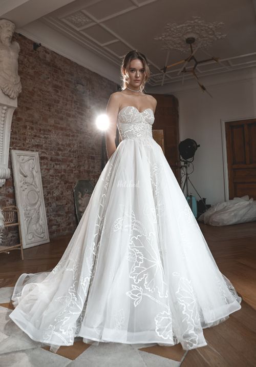 Floral Lace Wedding Dress Blum Wedding Dress from Olivia Bottega ...