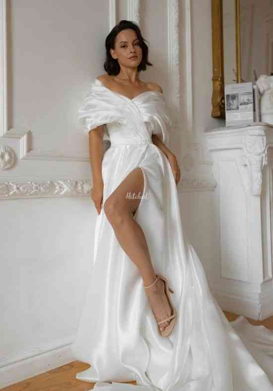 Crepe Wedding Dress Jessica – Olivia Bottega