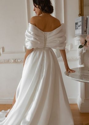 Wedding Dress Acerola with Leg Slit, Olivia Bottega