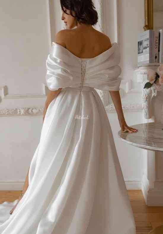 chinese dress ladies Off-the-Shoulder A-line Wedding Dress Lumy – Olivia Bottega main image 1